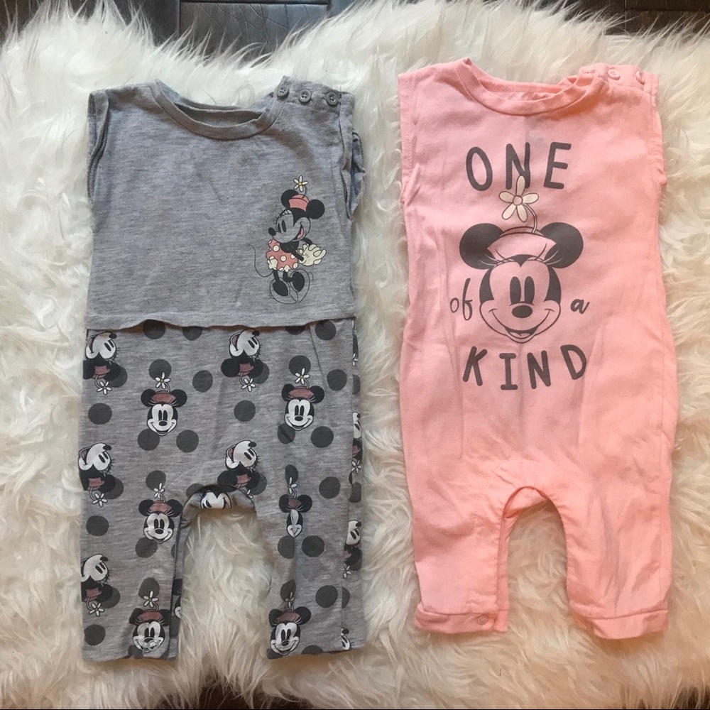Minnie Mouse Disney girl jumpers -set of two